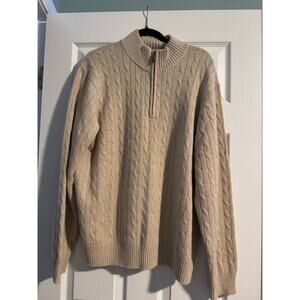 Vineyard Vines Cashmere Quarter Zip Sweater